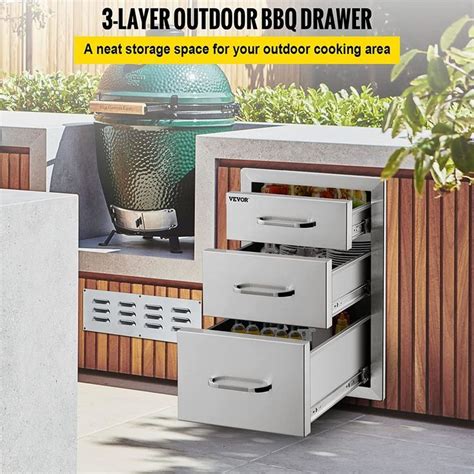 stainless steel cabinet with drawer for built in bbq|outdoor kitchen stainless steel drawers.